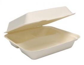 9 Inch 3 Compartment Biodegradable