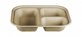 Three compartment try
