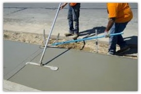 this picture was taking during the work concrete
